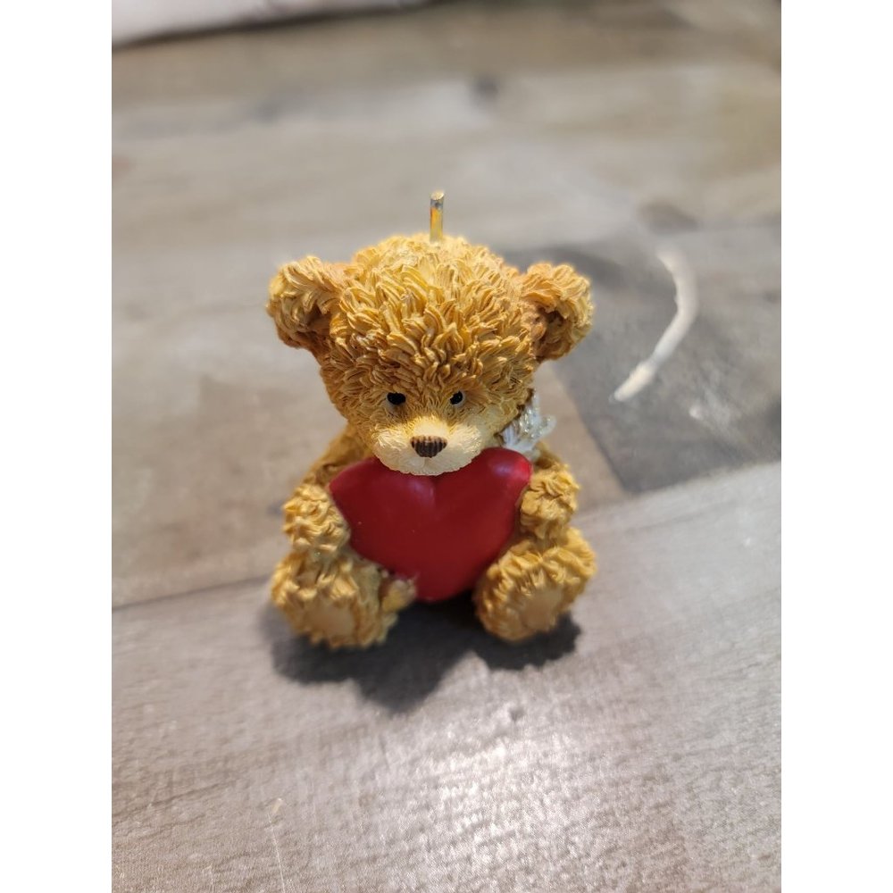 Valentines day Teddy bear heart‎ decor figure
